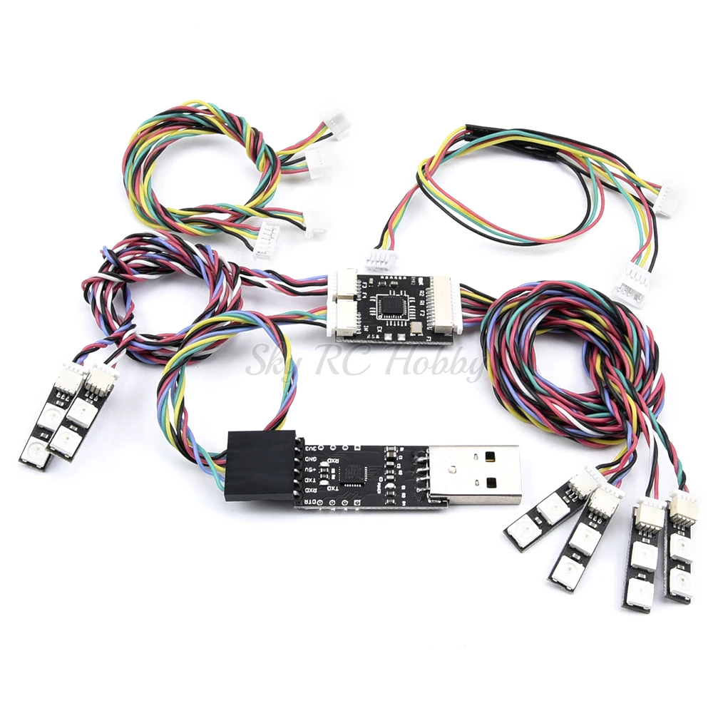 Внешний светодиодный контроллер Pixhawk Mavlink для Pixhawk2 Ardupilot PX4 RGB APM навигационная
