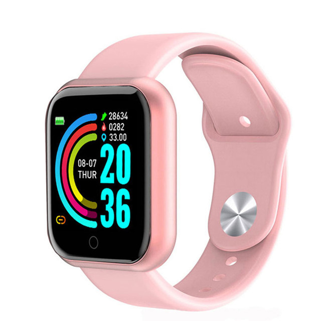 Pro Bluetooth Smart Watch Men Women Y68 Blood Pressure Heart Rate Monitor Sport Smartwatch Fitness Tracker For Xiaomi Huawei