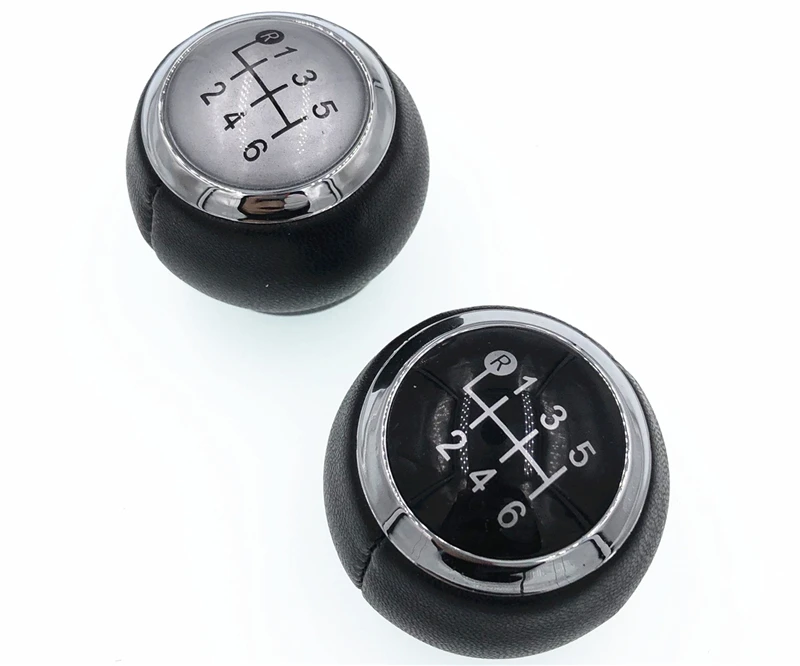 Черно серебристая 6 скоростная автомобильная ручка переключения передач для Toyota