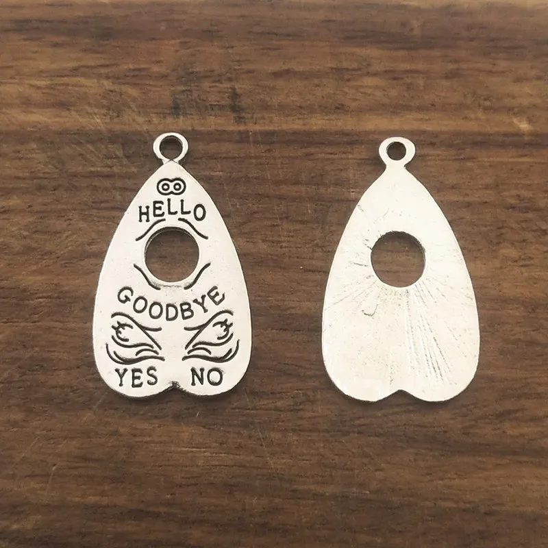 2 шт. Ouija подвеска в форме доски очаровательные тибетские посеребренные подвески