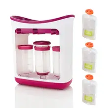 Детская соковыжималка для пюре, бытовой дозатор для фруктового сока, ручной дозатор для детского питания, сумка для хранения, контейнер