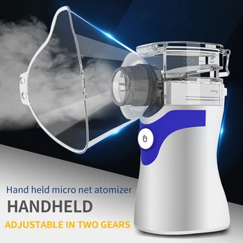 

Portable Ultrasonic Nebulizer Respirator Humidifier Atomize Inhaler Machine Hand held Atomizer for adult masks/child masks
