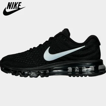 

Original Nike Air Max 2017 Mens Running Sneaker Black White Anthracite Trainers Sneakers Sports Walking Athletic Shoe 849559-001