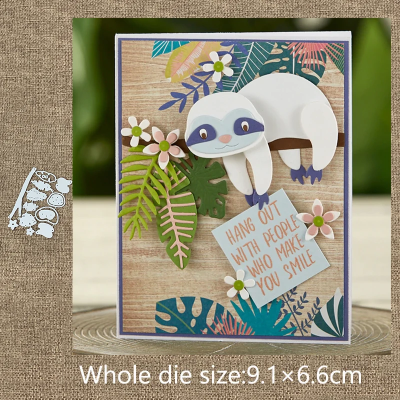 

New Design Craft Metal Cutting Die die cuts Sloth animal decoration scrapbook Album Paper Card Craft Embossing die cuts