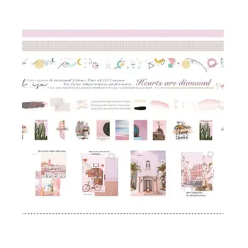 

7Pc Romantic Ocean Star Washi Tape Adhesive Tape DIY Scrapbooking Sticker 090F