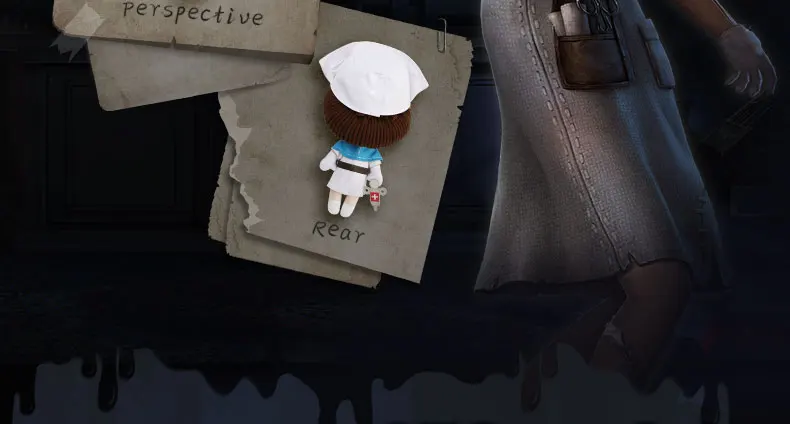 Doctor Emily Identity V Game Survivor Косплей Мягкая Плюшевая Кукла Плюшевая Игрушка платье одежда милый Рождественский подарок для детей