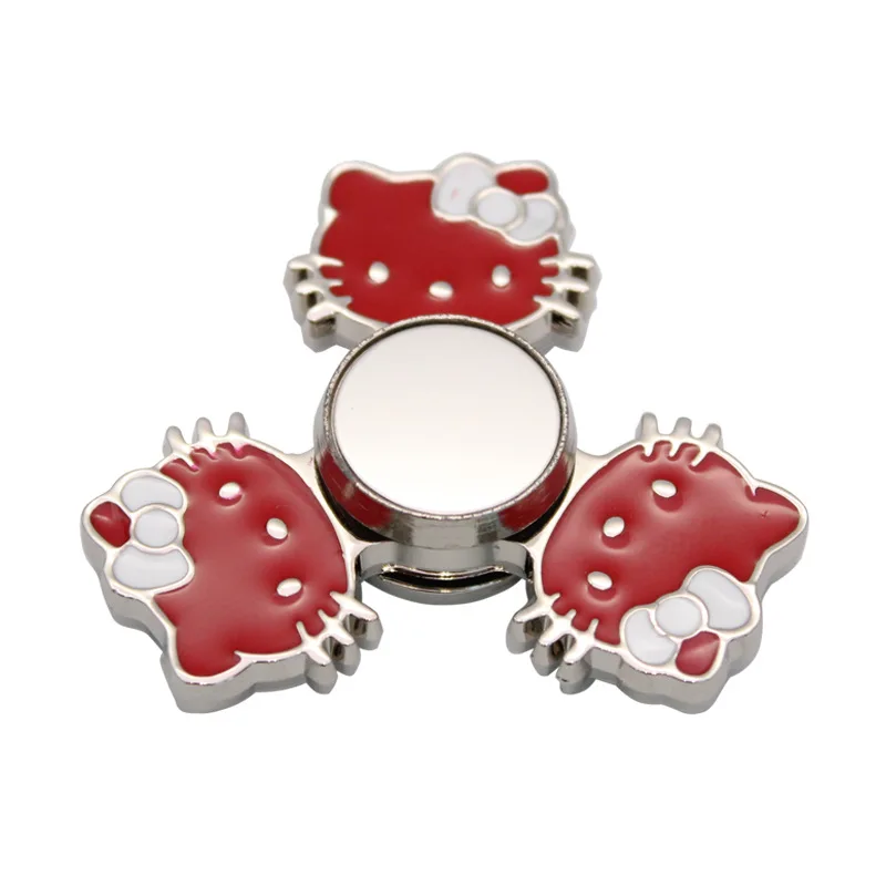Творческий Tai Chi hello kitty Спиннер EDC сплав KT Кронштейн для мобильного телефона брелок