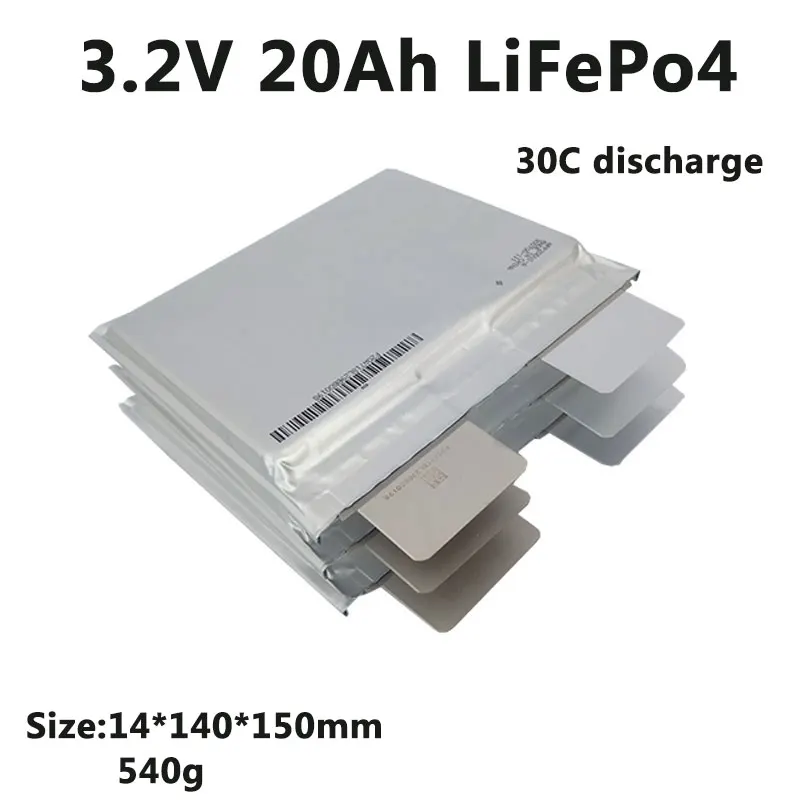 GTK 2019 новая ячейка LiFePo4 3 2 v 20Ah литиевая батарея LFP 30C высокая скорость разряда для diy