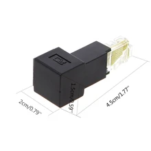 Aliexpress - Multi-angle RJ45 Cat 5e Male to Female Lan Ethernet Network Extension Adapter