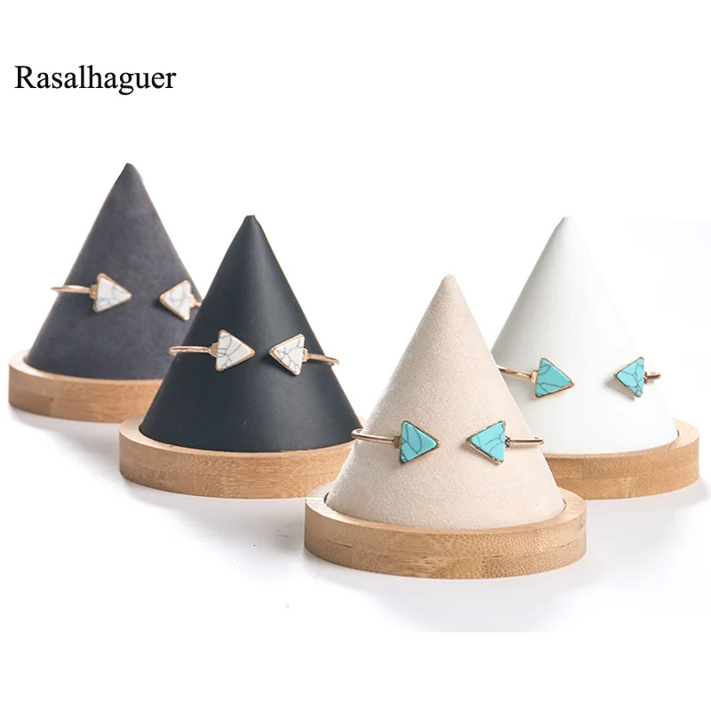 New Luxury Bamboo Shape Bracelet Ring Display Stand Holder Rack Jewelley Display Holder Stand Velvet Jewelry Organizer Wholesale fashion wooden necklace bracelets earringsring set display stand jewelley display holder ring stand velvet jewelry box organizer