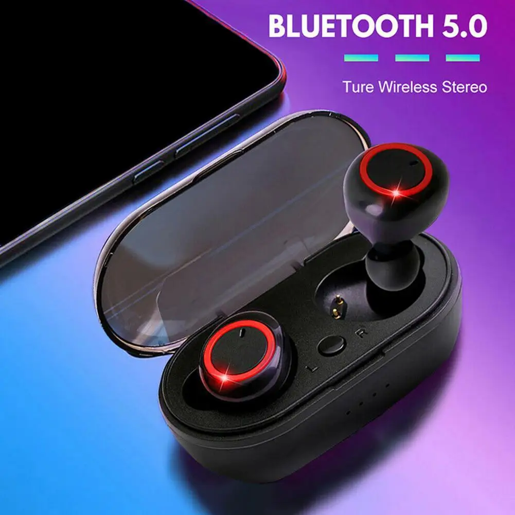 

TWS Wireless Stereo Earbuds 5.0 Bluetooth earphone Headset in-ear Headphones for Iphone xiaomi Android