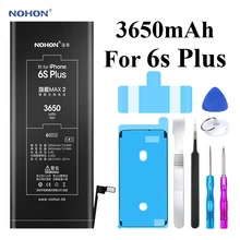 Nohon Аккумулятор для iPhone 6s Plus 3350-3650 мАч максимальная емкость литий-полимерные встроенные аккумуляторы для Apple iPhone 6s Plus 6s Plus+ Инструменты