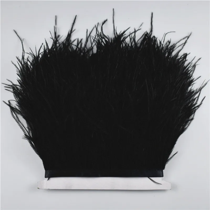 Frangia Piume Struzzo 1,8 M - Per Costumi, Decorazioni E Fai Da Te, Bianca - Foto 9