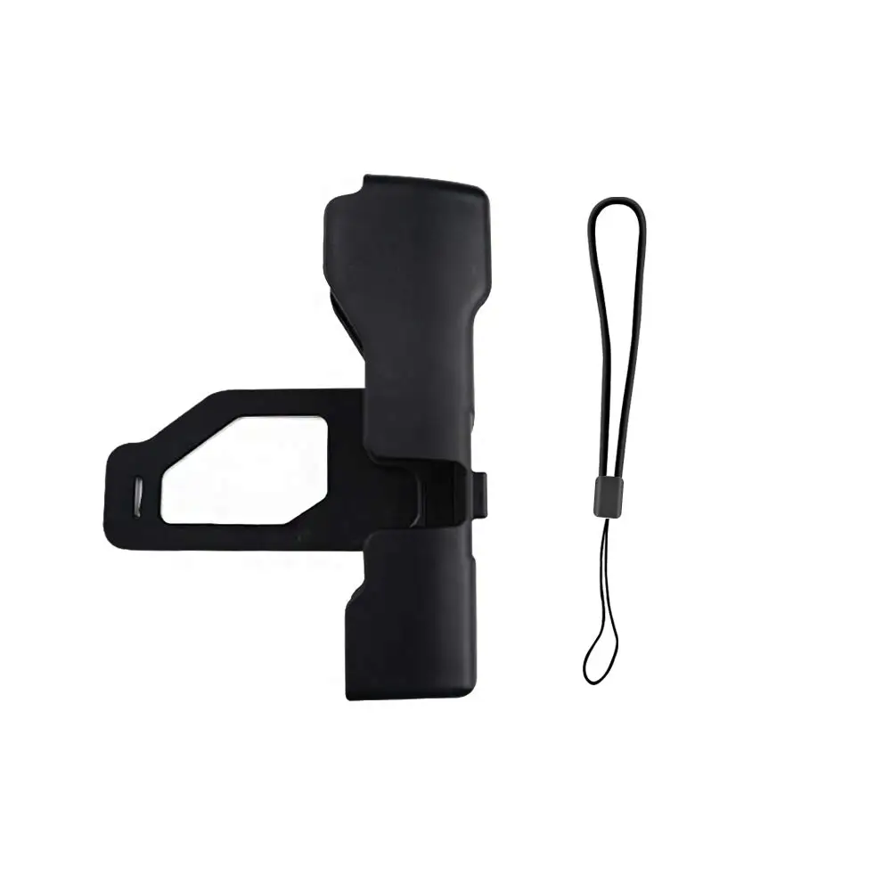 DJI OSMO Карманный чехол портативный сумка для хранения Пряжка коробка Osmo Карманный контроллер колесо защитный чехол Чехол ж/ремень ремешок Ремешок - Цвет: Черный