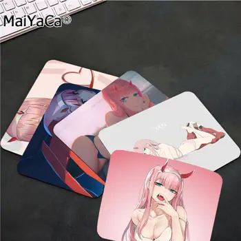 

MaiYaCa In Stocked Zero Two Darling in the FranXX mouse pad gamer play mats Smooth Writing Pad Desktops Mate gaming mouse pad