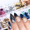 12 Grids Winter Nails Sequins Irregular Aluminum Foil Gold Red Design Set Nail Glitter Flakes Gel DIY Manicure Accessories CH950 ► Photo 2/6