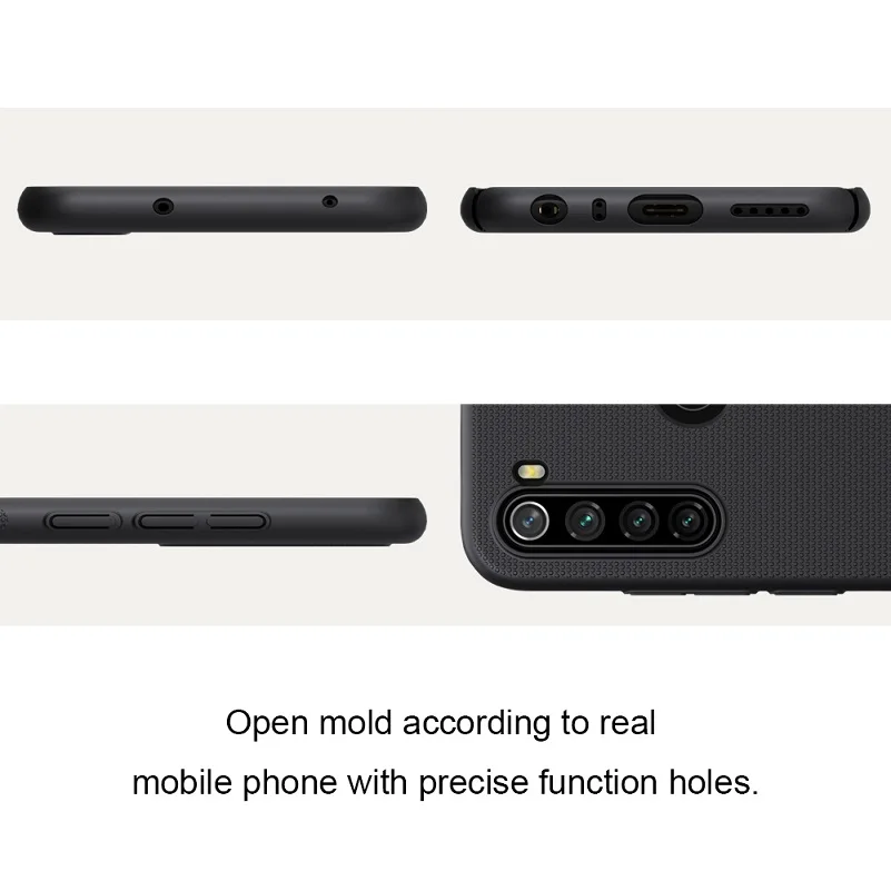 Redmi Note 8T чехол NILLKIN матовый ПК Жесткий чехол с подарочным держателем для телефона Redmi Note 8T чехол для глобальной версии