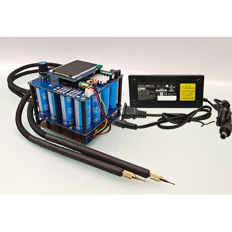 

Small Spot Welder Kit Portable DIY Capacitor Pulse Battery Pack Welding Machine Y98E