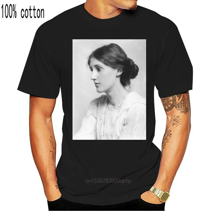 Мужская футболка virginia woolf (1902) Классическая с принтом футболки топы | Женская