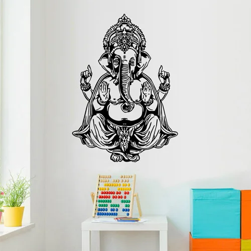 Ganesh Idol Ganesha настенные наклейки Йога Будда резные наклейки на стену Внешняя торговля AliExpress EBay поставка товаров Proboscis