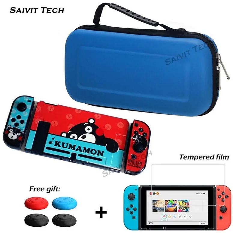 H Чехол для nintendo Switch, аксессуары для nintendo switch, защитная стеклянная пленка Nitendo, жесткий чехол для nintendo Switch - Цвет: H
