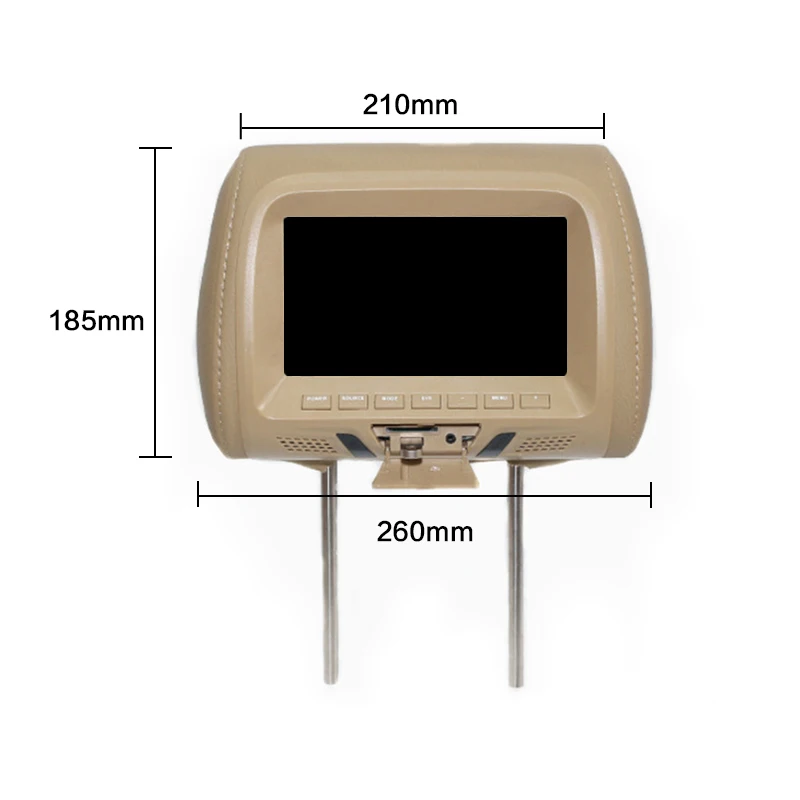 7 дюймов TFT светодиодный Экран автомобиля MP5 плеер монитор Поддержка AV/вход USB/SD/FM/Динамик автомобиля Универсальный Камера