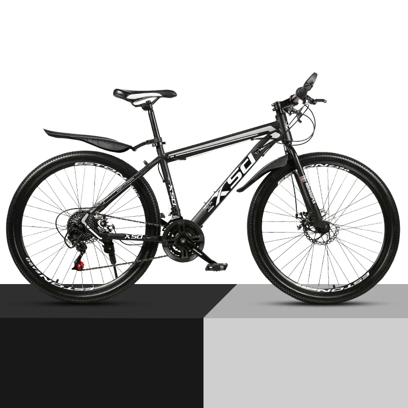 26-Inch 21/24/27 Speed Mountain Bicycle Shock Absorption And Speed Change Mechanical Disc Brake Student Adult Bike