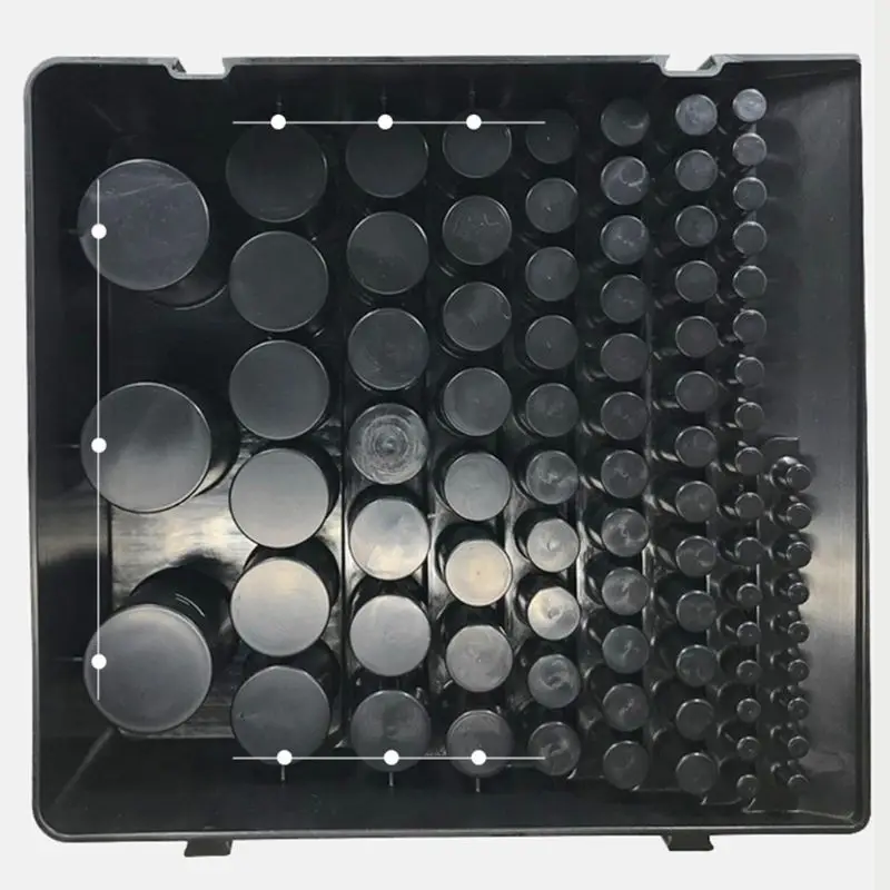 Черный ящик для хранения сверл фреза держатель для отделки сверла Чехол-Органайзер