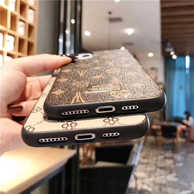 MIKE KLARKE MK.81 Luxury Geometric PU Leather Case For iphone 12 Mini 11 Pro Max Case X 6 7 8 Plus XR Xs Max Vintage Cover (7)