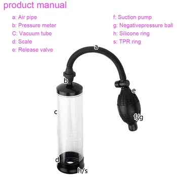 Penis Pump Vacuum Pump for Penis Enlargement Male Enhancement Erection Dick Cock Pump Masturbator Penis Trainer Adult Sex Toys 4