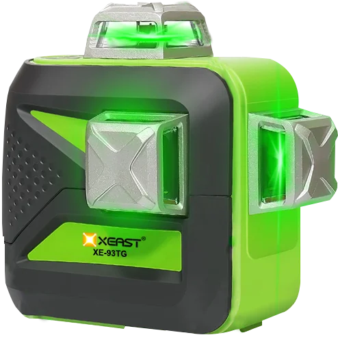 Лазерный уровень XEAST XE 93TG самонивелирующийся зеленый нивелир с 12 горизонтальными