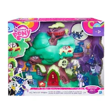 

Hasbro My Little Pony Anime Collection Twilight Sparkle Golden Oak Library Set Action Figures Girl Gift Multi-Assembly Toys