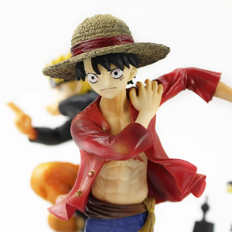 28 см Jump Force Dragon Ball Z ONE PIECE Наруто ПВХ фигурка Луффи Сон Гоку фигурка игрушка Узумаки Наруто Модель игрушки