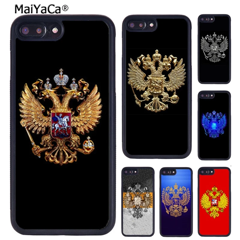 MaiYaCa герб России флаг чехол для мобильного телефона Айфона iphone 11 12 Pro MAX X XR XS 6 6S 7 8