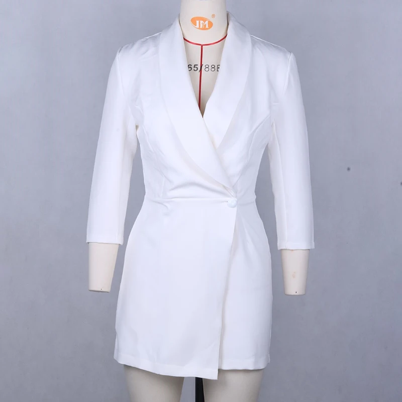 Women Blazer Jumpsuits Romper V--neck Female Jumpsuit Ladies Button Elegant Overalls Streetwear Women Blazer Jumpsuits Romper V--neck Female Jumpsuit Ladies Button Elegant Overalls Streetwear
