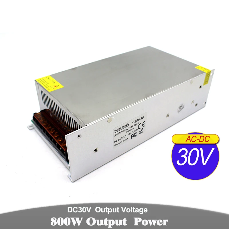 Питание DC12V DC18V DC4V DC30V DC36V DC42V DC48V DC60V 800W преобразователь драйвера импульсный источник питания для Светодиодный свет CCTV фрезерный станок с чпу шаговый двигатель