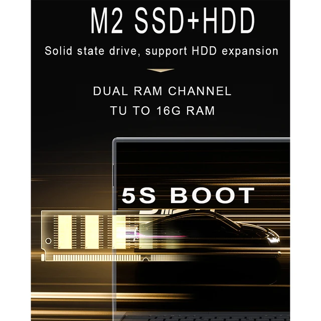 15.6 بوصة الألعاب المحمول i7 8G/16G RAM 1 تيرا بايت/128G/256G/512G SSD الكمبيوتر المحمول الكمبيوتر المحمول 1920*1080 IPS عرض Ultrabook 2