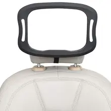 Espejo de coche para bebé con Control remoto luz nocturna Led suave vista trasera frente infantil en asiento trasero, Marco a prueba de roturas de seguridad, 360 Degr