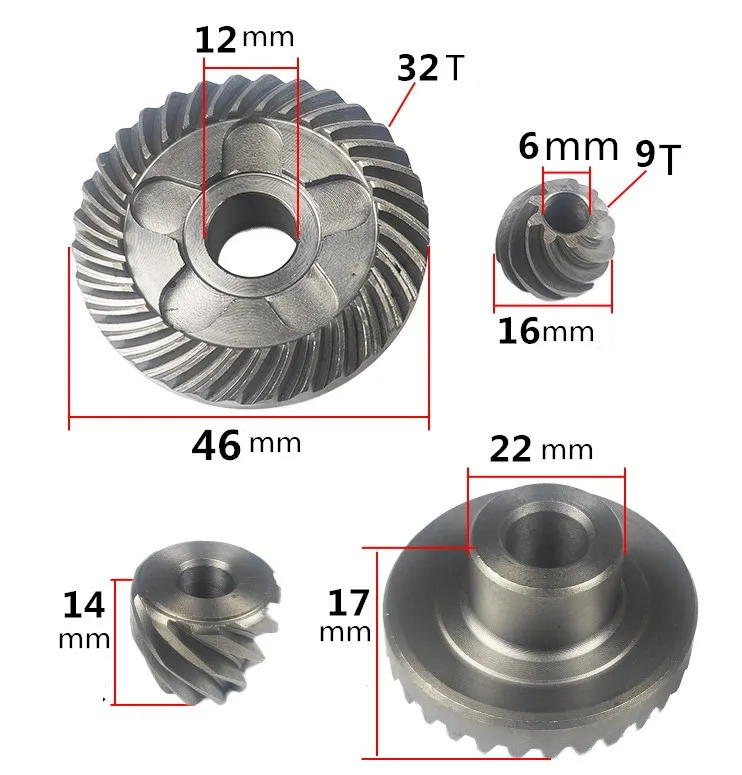Angle Grinder Gear Accessories Imitation Gear 100 Angle Grinder Repair Parts