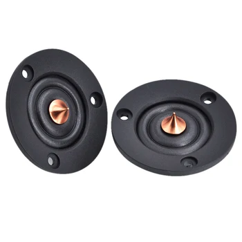 

JABS 2Pcs 2 Inch Silk e Tweeter High-End Hifi 4 Ohm 30W Passive Speaker Treble Horn Car Automobile Speakers