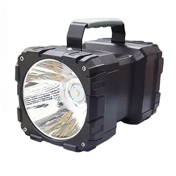 

Handheld LED Spotlight Portable Floodlight Waterproof Head Searchlight USB Rechargeable Flashlight Work Lighting For Outdoor
