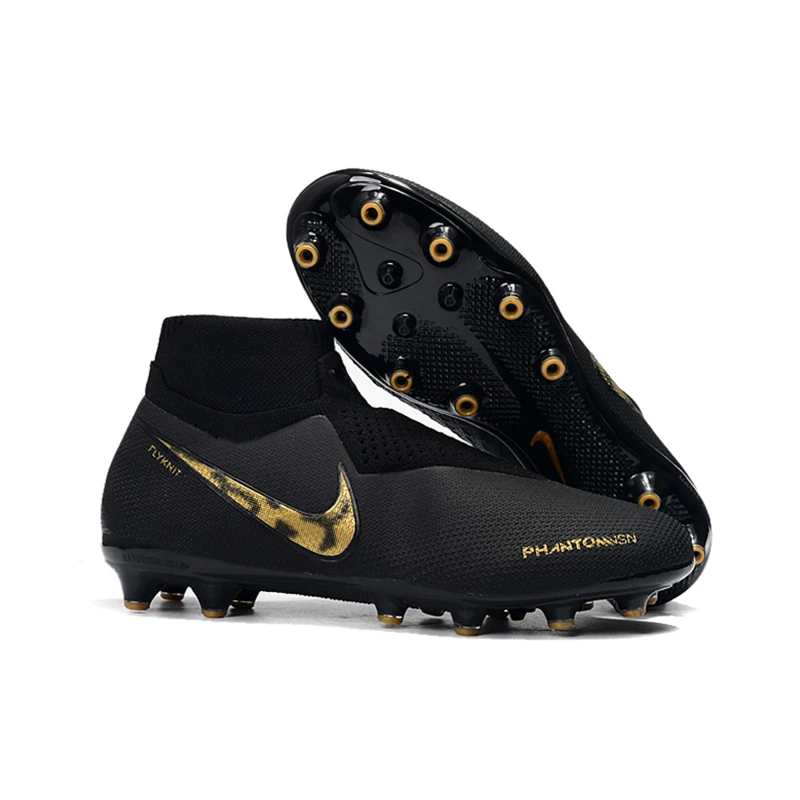 Футбольные Бутсы Nike Phantom VSN Shadow Elite DF AG 39-45, черные люкс белые бесшовные кроссовки, мужские футбольные бутсы Nike