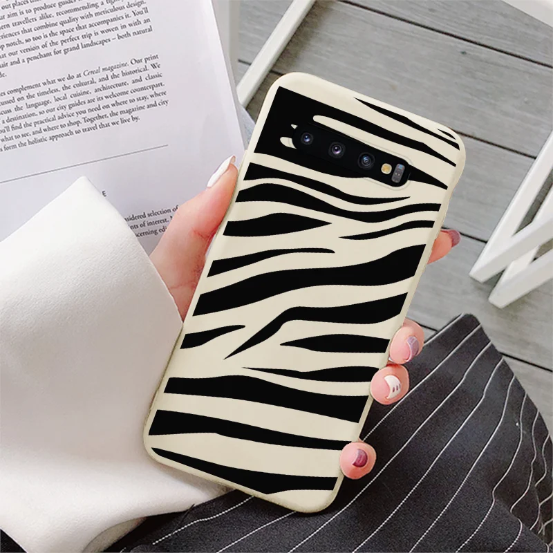 samsung silicone case For Samsung Galaxy S10 Plus S10e Case Silicone Back Cover Phone Fundas For Samsung s 10 s10plus s10 E Flower Coque Bumper Shell cute samsung cases Cases For Samsung