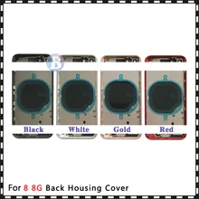 AAA высокое качество задняя крышка для iphone 8 8G/8 Plus 8 Plus/X Корпус Крышка батарея задняя дверь шасси средняя рамка