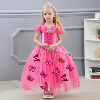 

3 To 10 12 Year Children Holiday Clothes Birthday Party Dresses Princess Costumes for Kids Girl Halloween Outfit