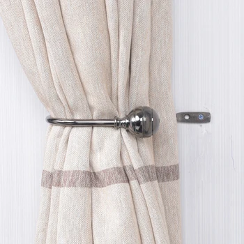 

Curtain Tieback Hanging Easy Install Fashion Decorations Tie Back Accessories Anti Slip Holder Wall Hook Durable Home Metal