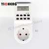 EU US UK small screen timer  timing switch socket electronic timer wall electric socket digital BR FR AU ► Photo 3/6