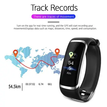 

Interface Switching Sports Step Counter Wristwatch M4 IP67 Waterproof Smart Bracelet Blood Pressure Monitoring Smart Bracelet