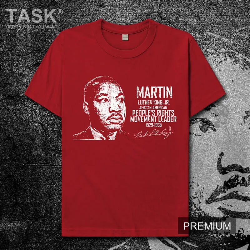 Звездные мужские футболки Martin Luther King Jr общественная активистка США лидер