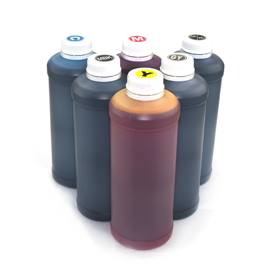 1Liter Waterbased Pigment and Dye Ink for HP72 for HP Designjet T610 T620 T770 T790 T1100 T1120 T1200 T1300 T2300 Printer